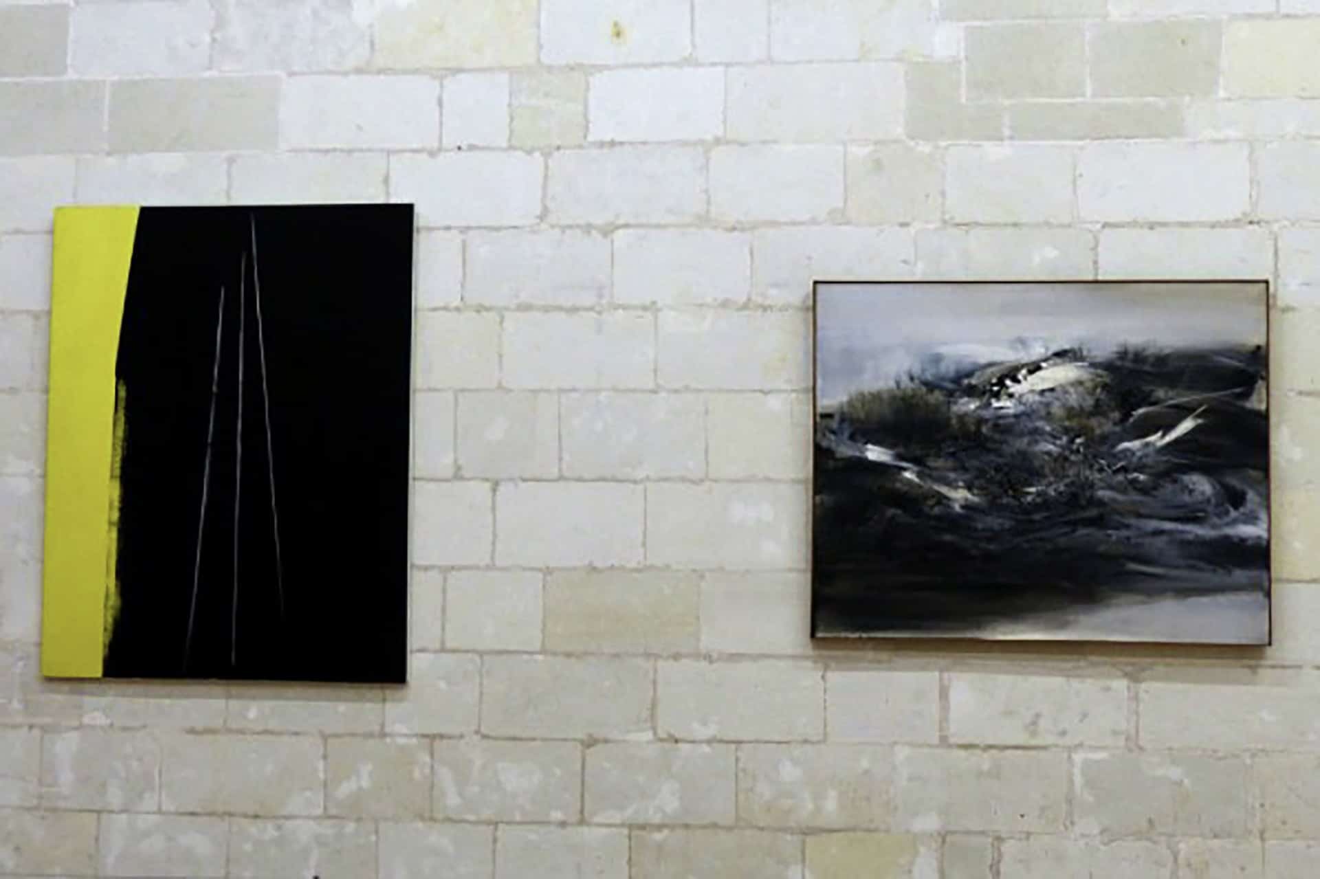Hans+Hartung-et-Zao-Wou-Ki+a+l-exposition-Pompidou-a-Chambord-Photo-Yseult-Carre