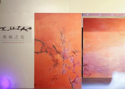 Opening of the exhibition « Infinities of Zao Wou-Ki » at the Asia University Museum of Modern Art in Taichung (Taiwan)