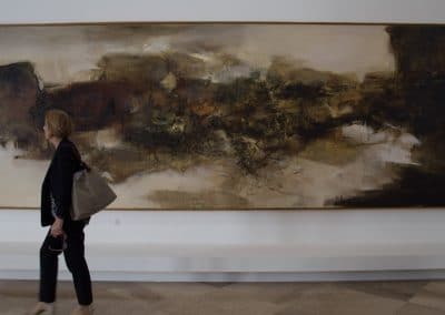 La Chine en France, « L’ESPACE EST SILENCE, Exposition de peintures de Zao Wou-Ki au Musée d’Art moderne de Paris »