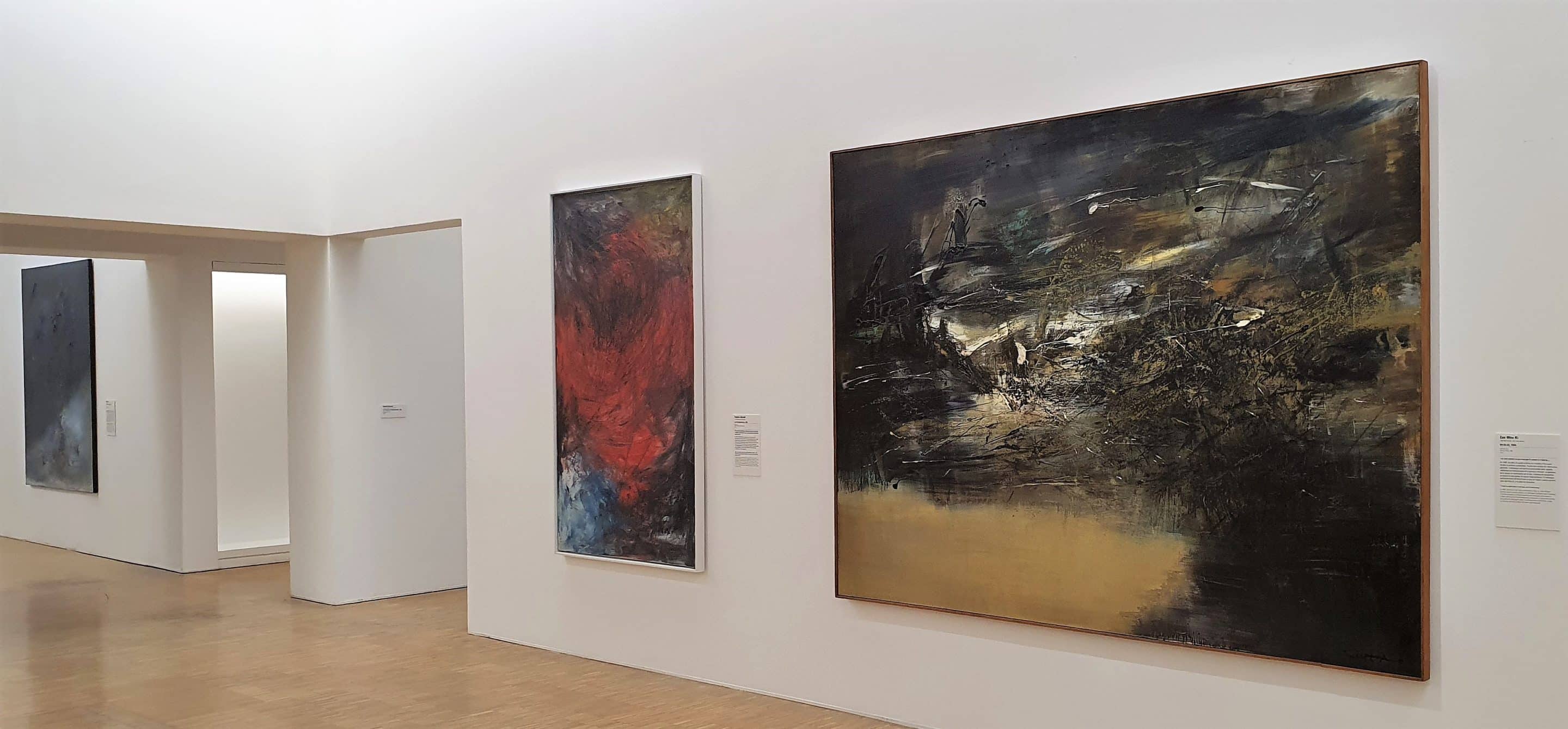 Musée national d’art moderne - Salles 26 et 29 : Zao Wou-Ki et Frédéric Benrath. Droits réservés