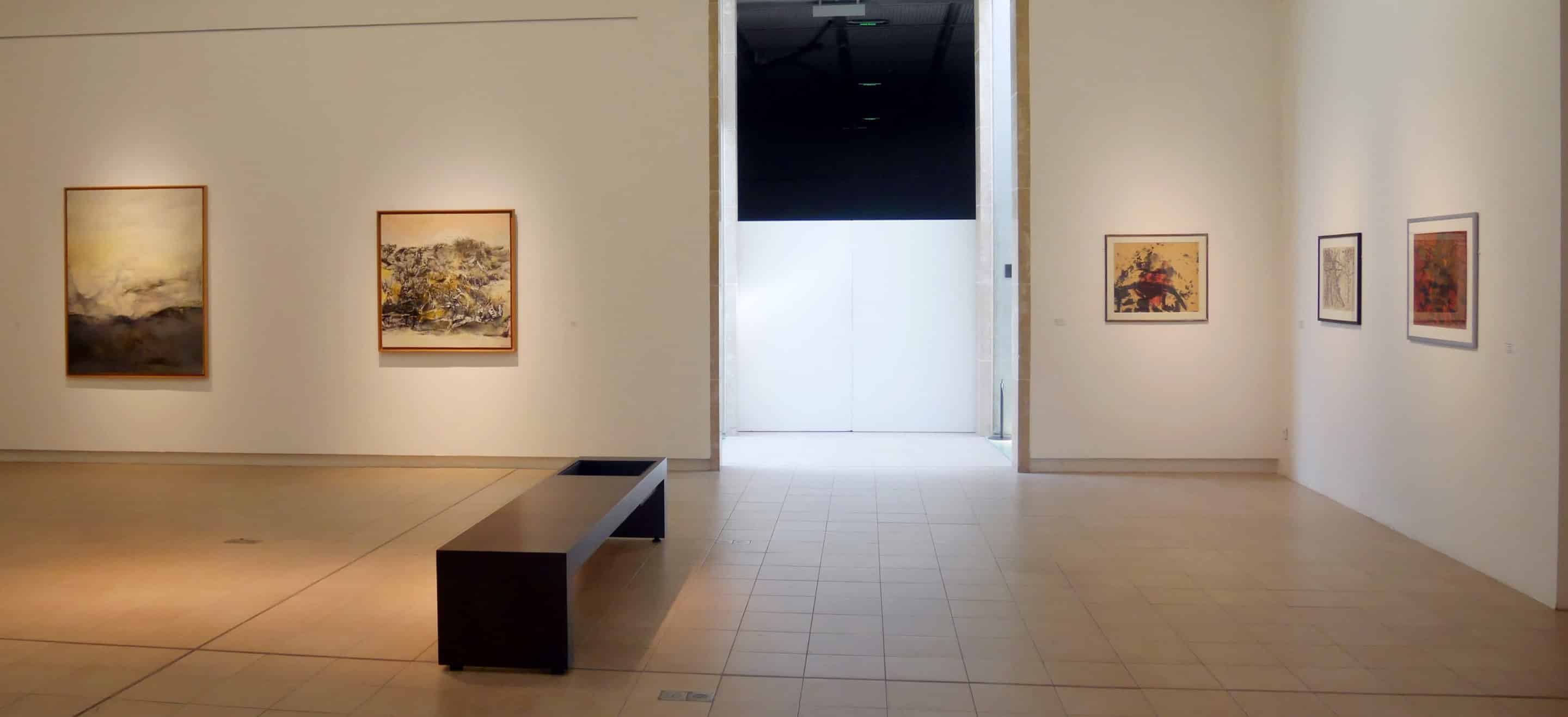 Musée national d’art moderne - Salles 26 et 29 : Zao Wou-Ki et Frédéric Benrath. Droits réservés