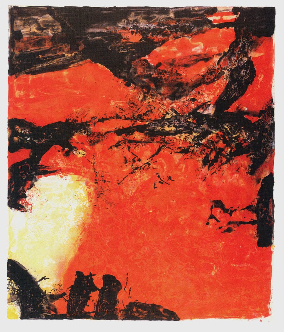 Sans titre, 2000. Lithographie, 75,3 x 63 35 cm