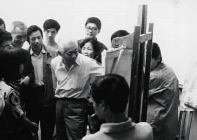Creation of the scholarships of the Zao Wou-Ki Foundation for students of the Beaux-Arts de Paris and the China Academy of Art de Hangzhou